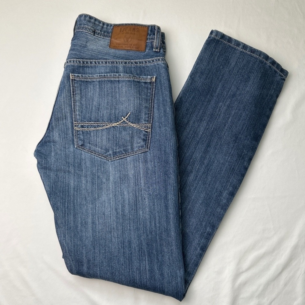 Buffalo Jeans Men's Ethan Super Slim Fit Blue Denim Size 29x32 Classic Casual
